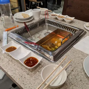 45 mins later and we only ate meat ball and beef tripe.....no meats.