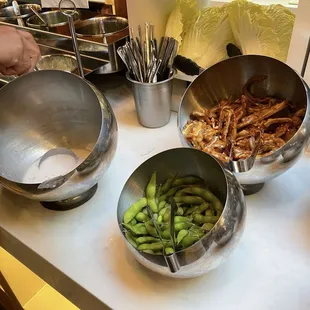 Appetizers section (included in AYCE hotpot price)