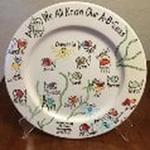 Kindergarten Auction Platter