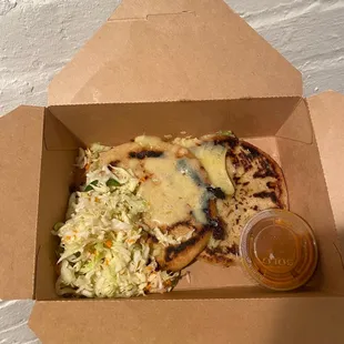 Zucchini pupusas