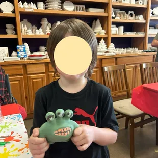 Grandson&apos;s creation before firing