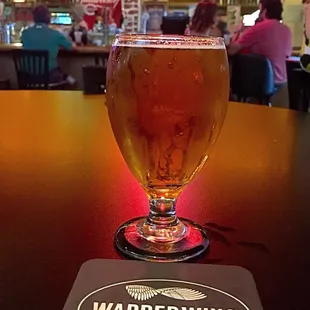 Mr. Mean from Warped Wing!  Thursday nights is $3 craft beer night!