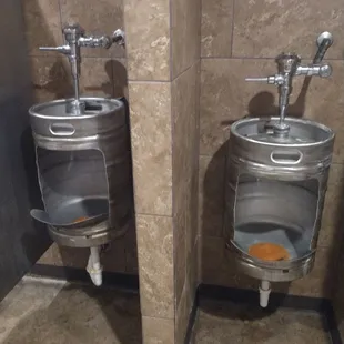 Kegged urinals, what a great idea.