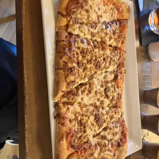 Pepperoni flat bread pizza