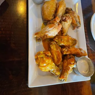 My sandwich n the wings I ordered