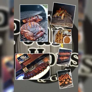 a variety of barbecues