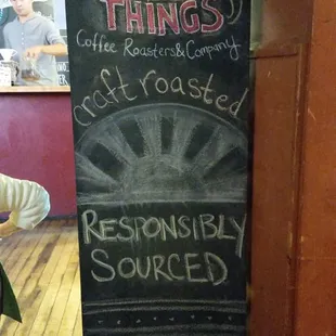 Locally roasted coffee