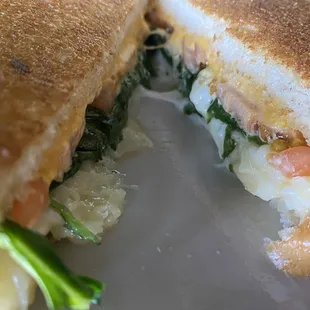 Spinach Florentine Grilled Cheese