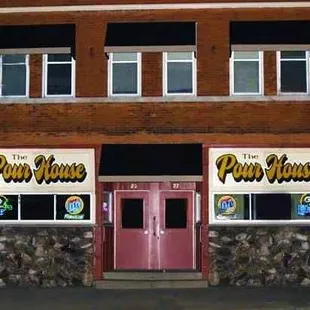 the front of the restaurant