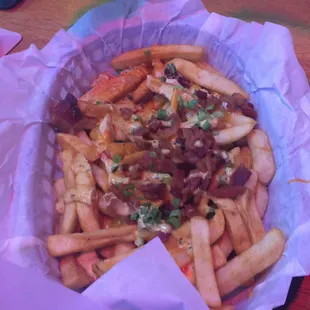 Pub loaded fries omg theses are to die for yum mm