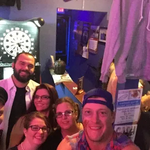 a group of people posing for a picture