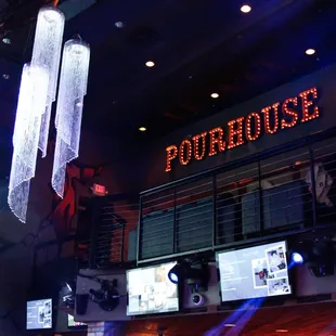 The Pourhouse dressed up during the holidays.