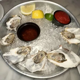 Raw Oysters On The Half Shell