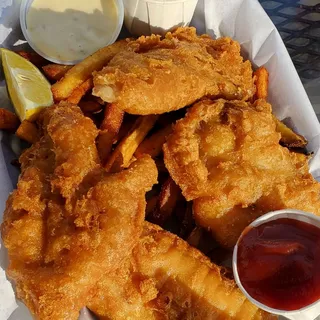 Newcastle Battered Fish 'n Chips