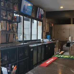 Our full bar at the Powerhouse Food Hall. A former 1929 electric plant.