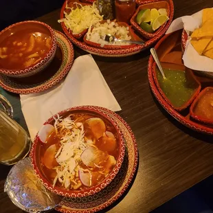 Pazole and menudo