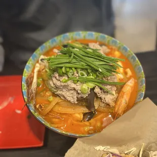 차돌 짬뽕!!