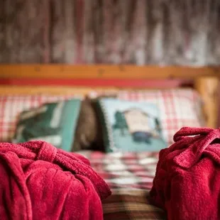 Need some relaxation time after the big holiday? We have one opening this Friday! The Lodge, its fuzzy robes, and its hot tub are calling yo