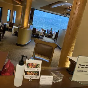 Hostess table