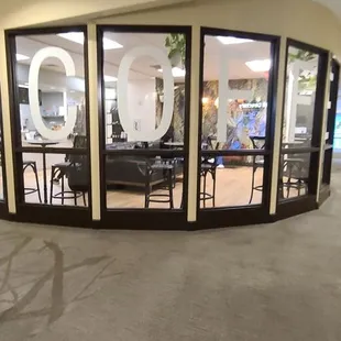 Step off the elevator on the 3rd floor and you'll see it to the left