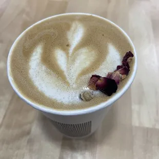 Rose Vanilla Latte