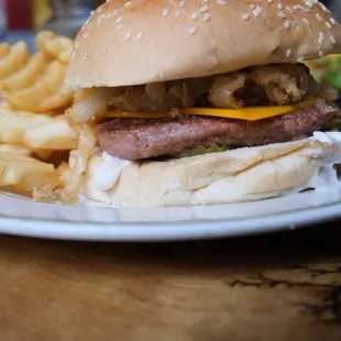 vegan theta-ish burger