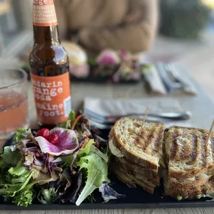 Mighty Maitake Mushroom - Cheese Panini