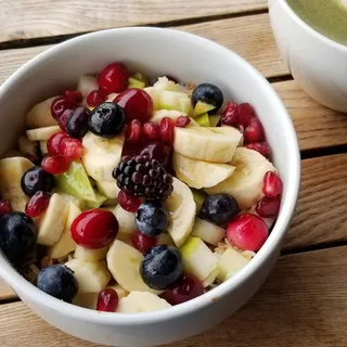 Coconut Chia Pudding + Seasonal Fruit