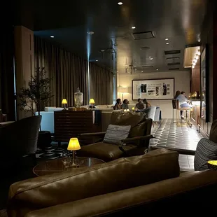 Speakeasy seating - comfortable chairs and couches