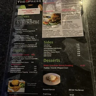 Main menu