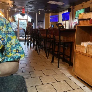 Bar and dining area