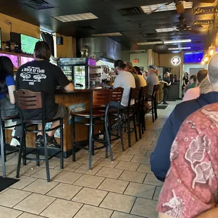 The bar seating