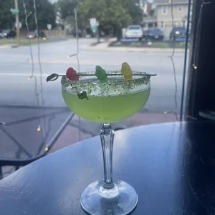 Sour Patch Kid Margarita. 10% goes to KC Public schools