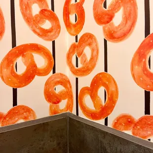 a corner of a rest room