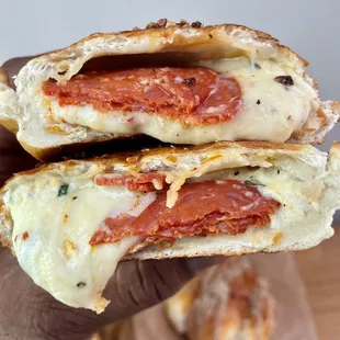 Pepperoni Calzone Lunch