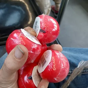 Some of the &apos;Red Noses&apos; I brought in for the staff today. I donated in their name sadly