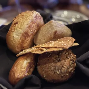 Freshly baked breads