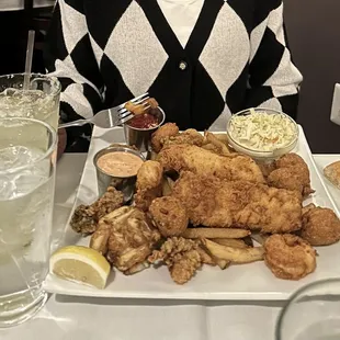 Fried seafood platter!