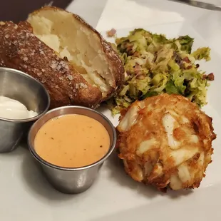 Lump crab cake@ Prime Street Grille!