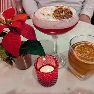 Christmas cocktails