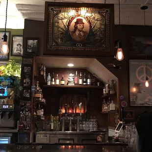 Small whiskey selection