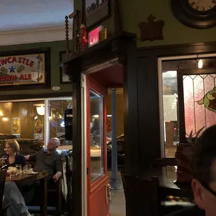 This corner entrance really makes a pub