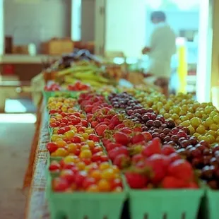 a variety of fruits and vegetables