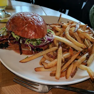 Fried Chicken Thigh Sandwich
