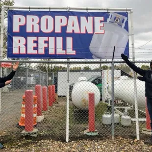 Propane refills 7 days/week @ only .65 cents/lb!!!!!