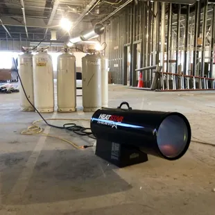 Propane and propane tanks for temp-heat delivered to your job site!!!