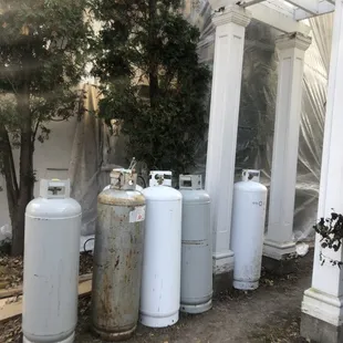 Propane and propane tanks for temp-heat delivered to your job site!!