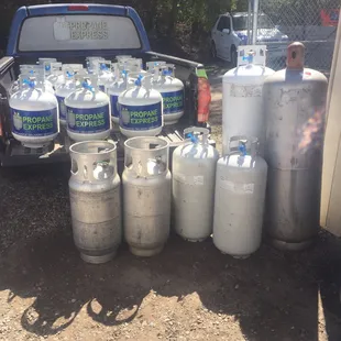 Relax! We've got it! The Propane Express brings your propane exchanges right to your door!