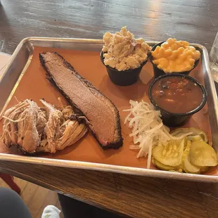 Brisket and Pulled Pork