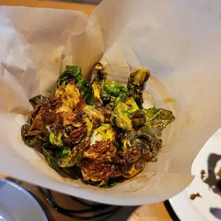 Crispy truffle Brussels